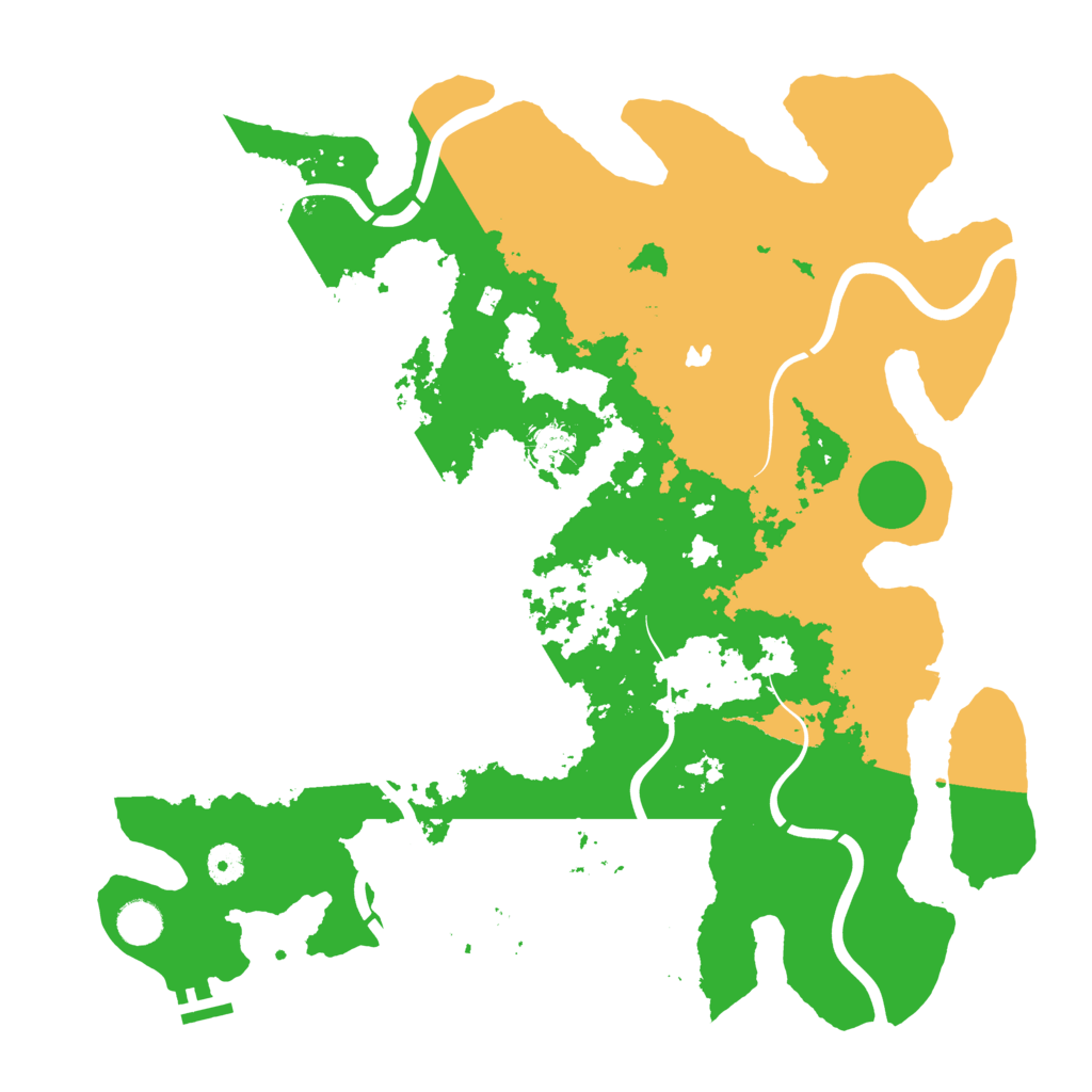 Biome Rust Map: Procedural Map, Size: 4250, Seed: 678280945