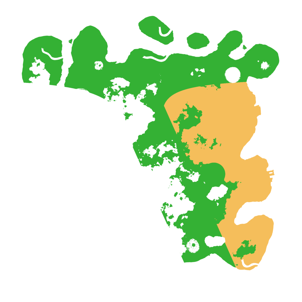 Biome Rust Map: Procedural Map, Size: 3500, Seed: 822999428