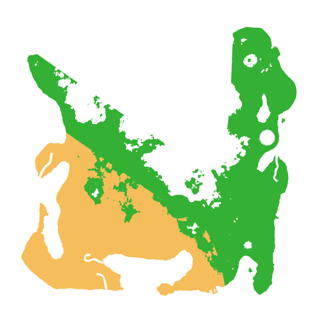 Biome Rust Map: Procedural Map, Size: 3650, Seed: 226804410