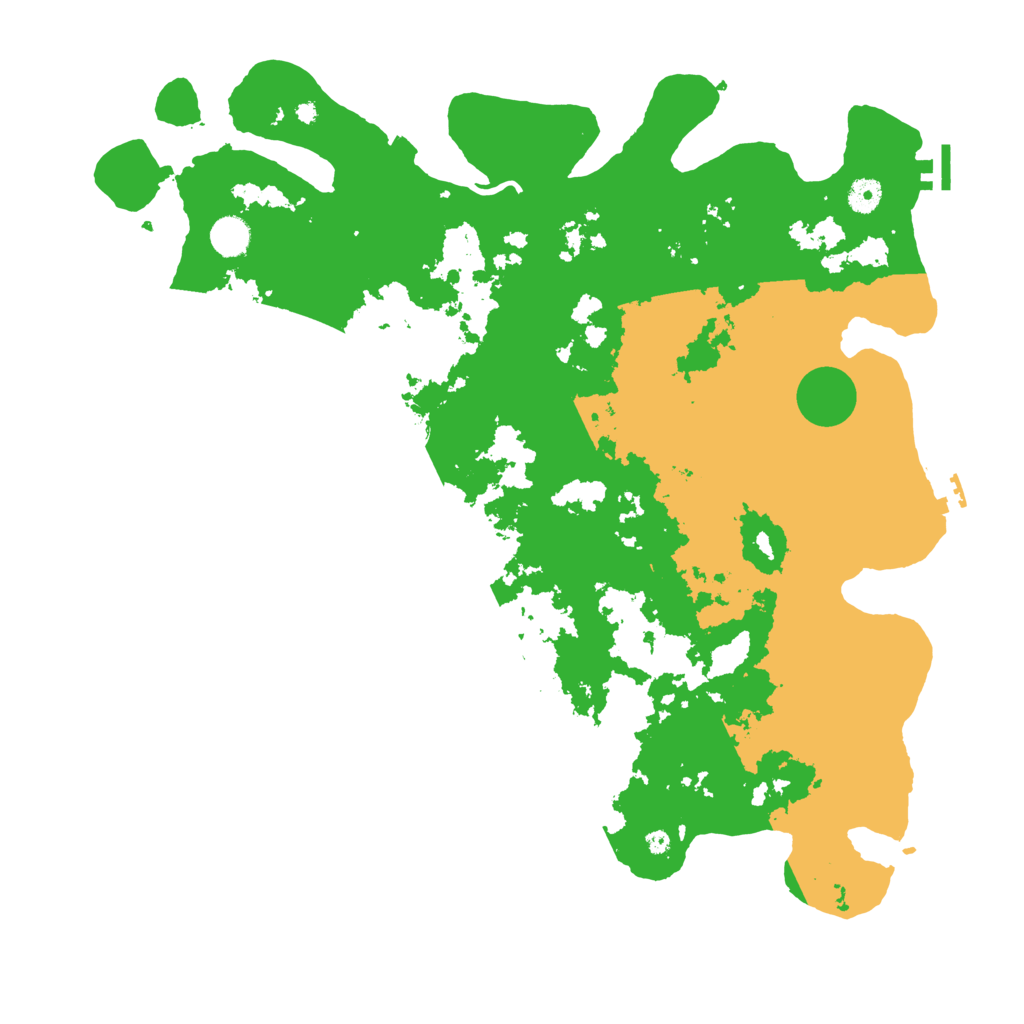 Biome Rust Map: Procedural Map, Size: 4510, Seed: 121