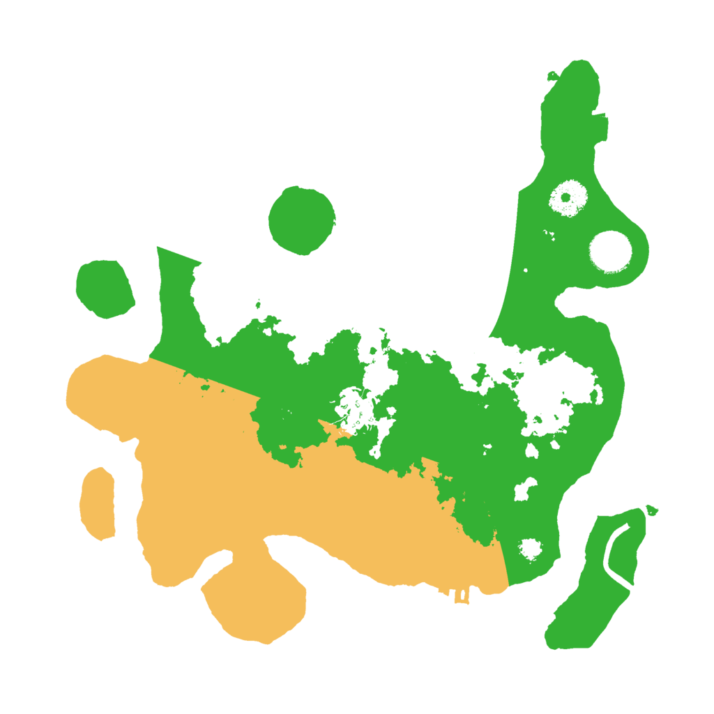 Biome Rust Map: Procedural Map, Size: 3000, Seed: 764343837