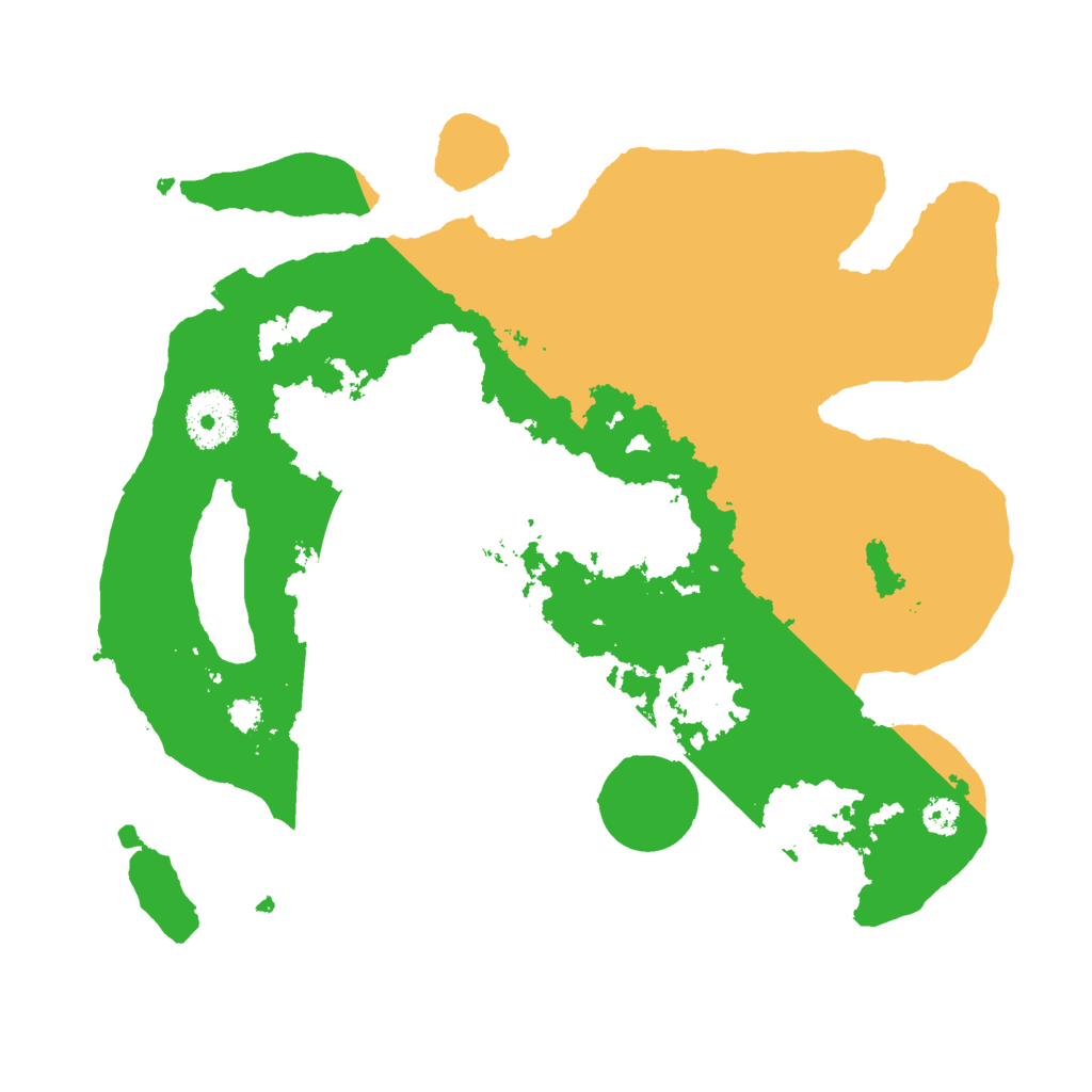 Biome Rust Map: Procedural Map, Size: 3000, Seed: 221668725