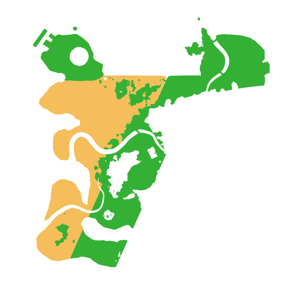 Biome Rust Map: Procedural Map, Size: 3000, Seed: 85147