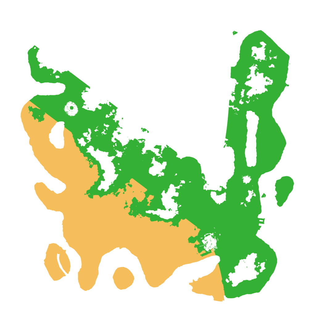 Biome Rust Map: Procedural Map, Size: 3500, Seed: 535805375