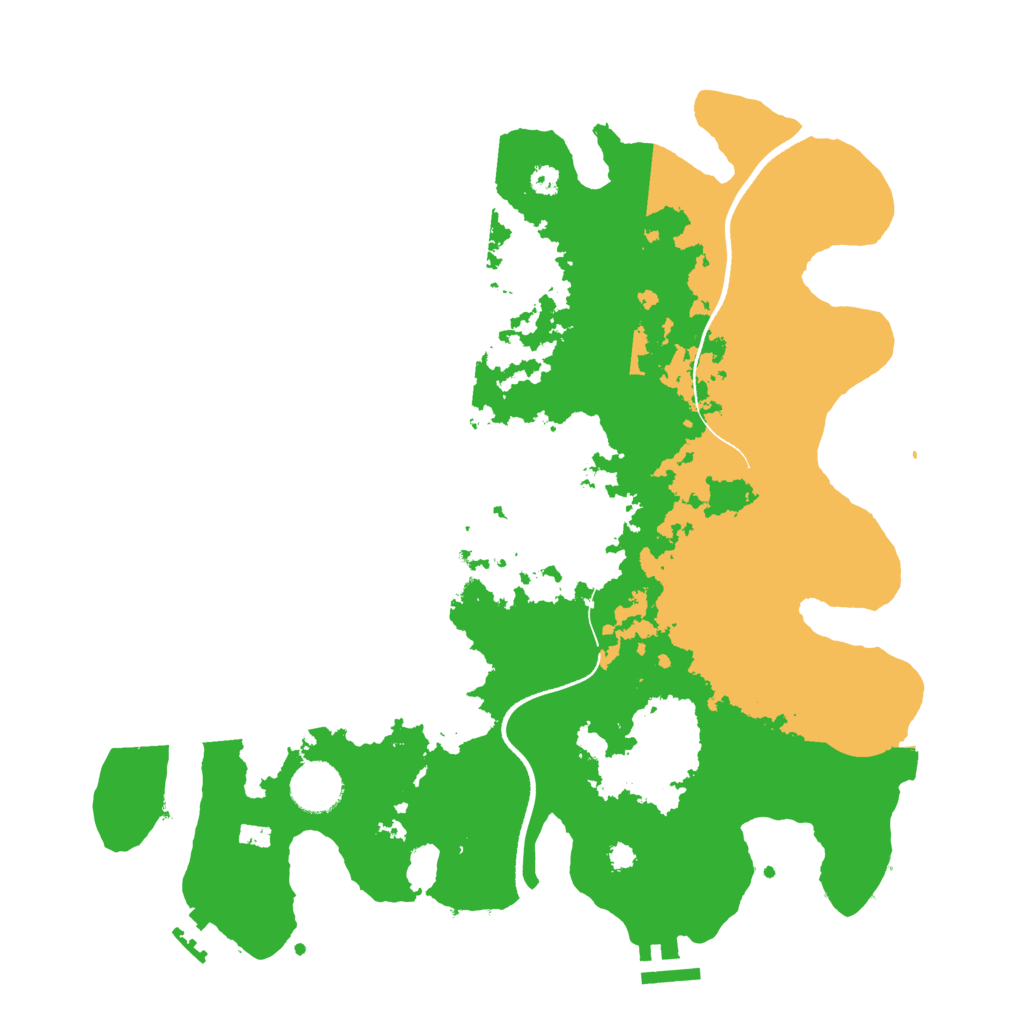 Biome Rust Map: Procedural Map, Size: 3500, Seed: 2019980137