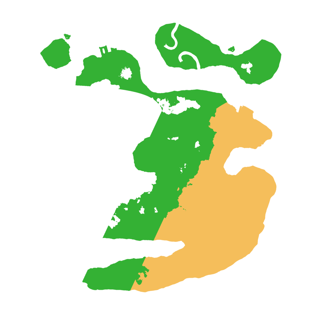 Biome Rust Map: Procedural Map, Size: 2500, Seed: 714853266