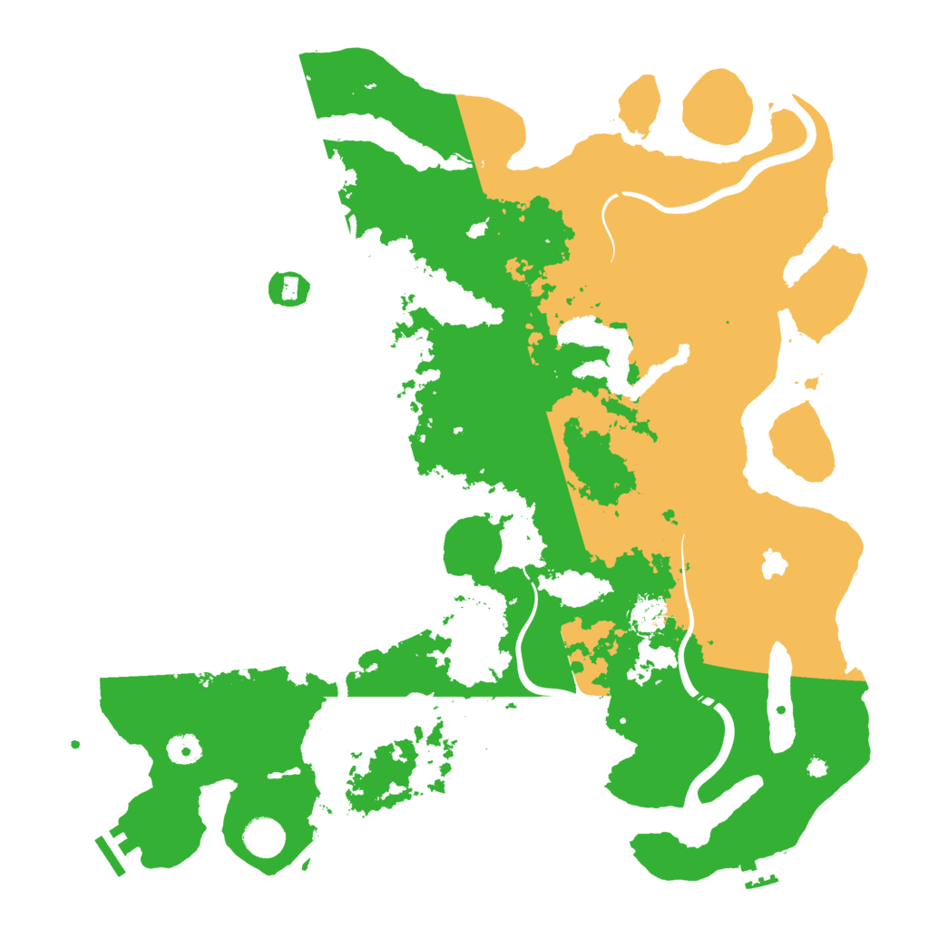 Biome Rust Map: Procedural Map, Size: 4250, Seed: 894487551
