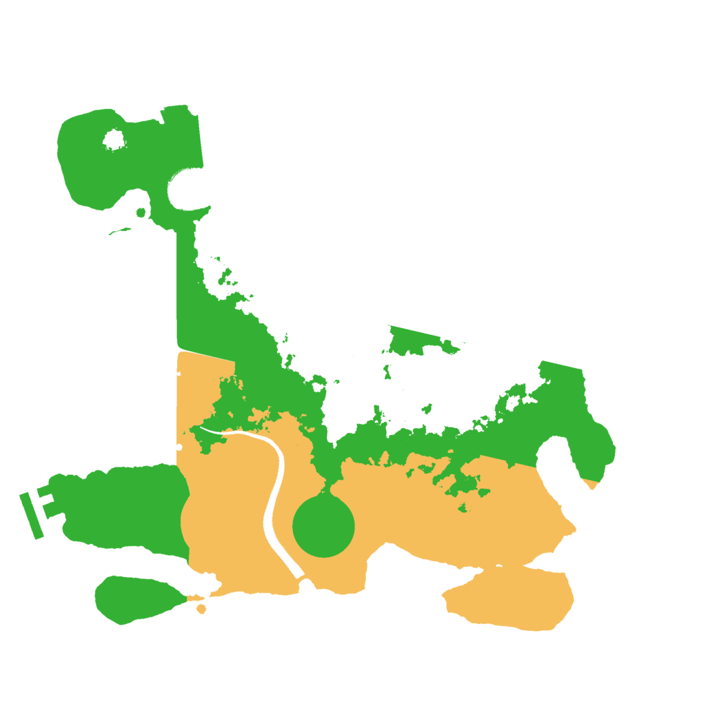 Biome Rust Map: Procedural Map, Size: 3000, Seed: 50900