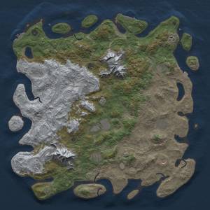 Thumbnail Rust Map: Procedural Map, Size: 5000, Seed: 2129592419, 19 Monuments