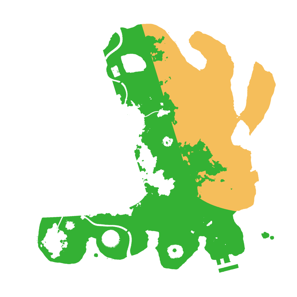 Biome Rust Map: Procedural Map, Size: 3000, Seed: 483762080