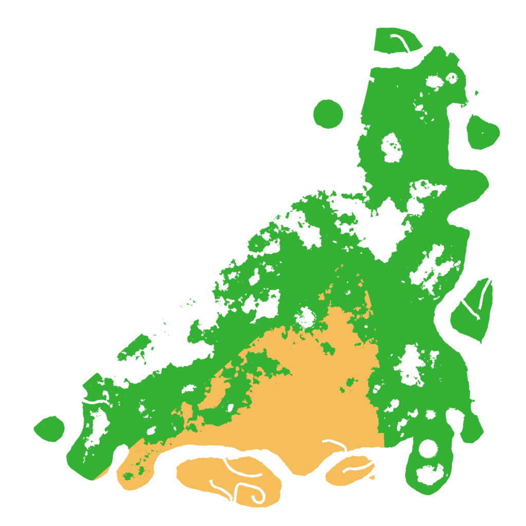 Biome Rust Map: Procedural Map, Size: 5000, Seed: 282