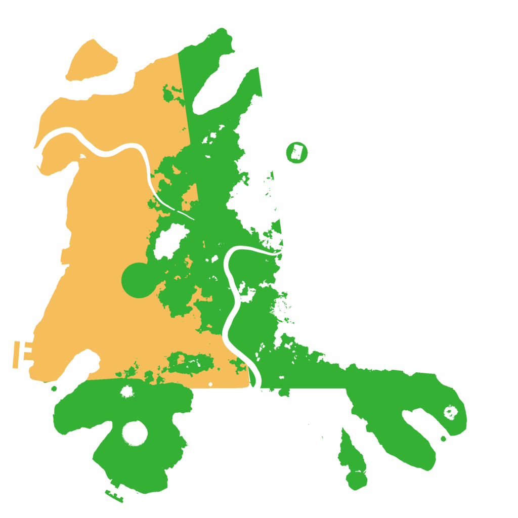 Biome Rust Map: Procedural Map, Size: 3850, Seed: 52255242