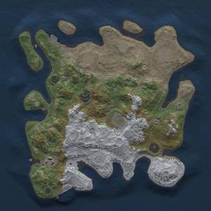 Thumbnail Rust Map: Procedural Map, Size: 3200, Seed: 1475183920, 12 Monuments