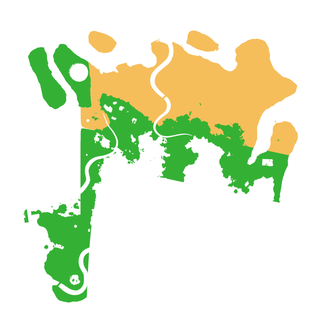 Biome Rust Map: Procedural Map, Size: 3200, Seed: 1475183920