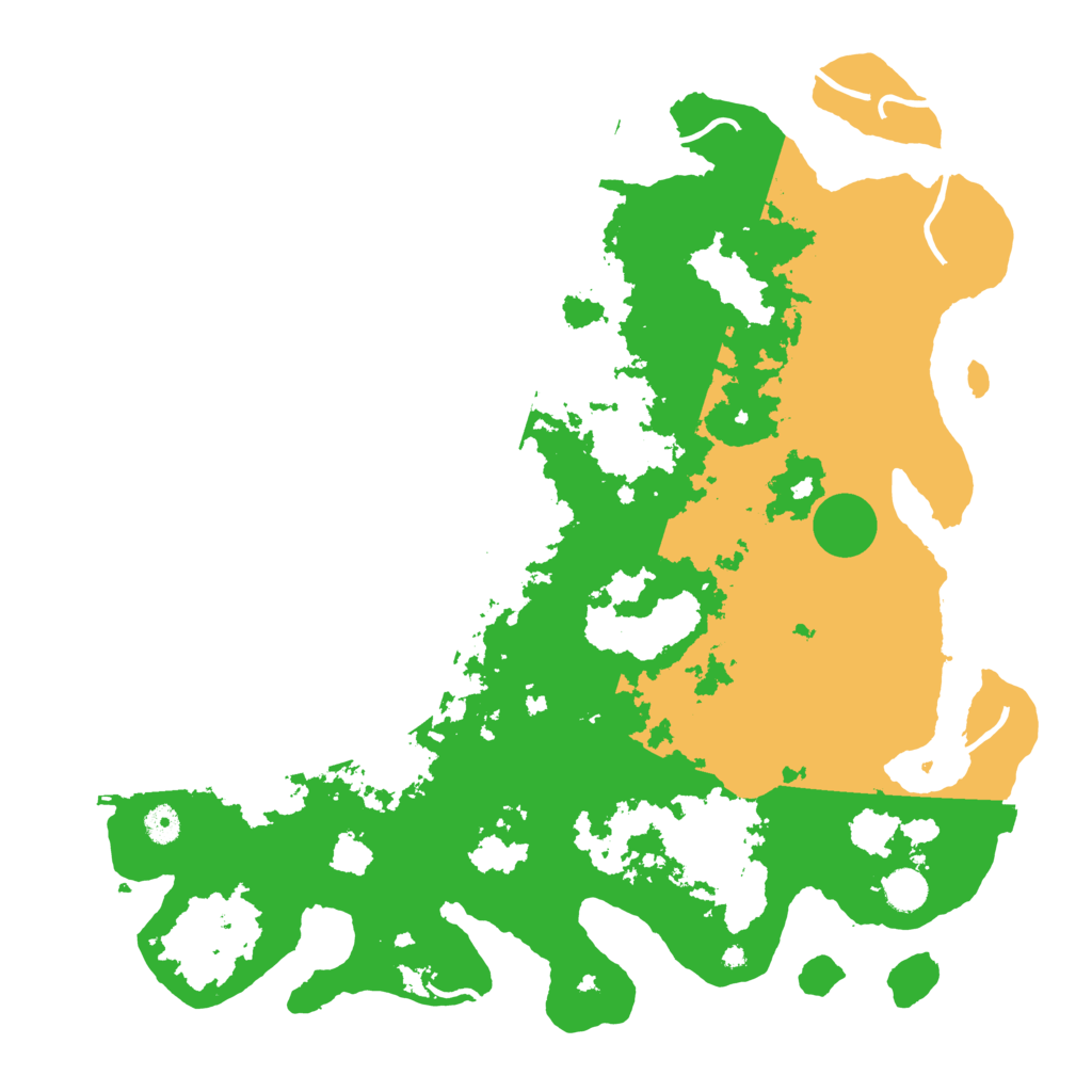 Biome Rust Map: Procedural Map, Size: 4500, Seed: 615872996