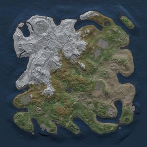 Thumbnail Rust Map: Procedural Map, Size: 3500, Seed: 117573652, 16 Monuments