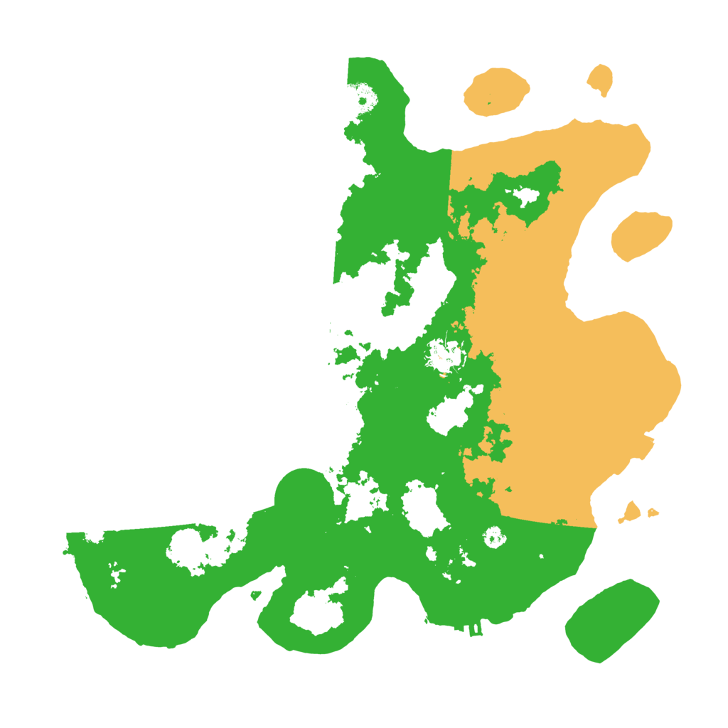 Biome Rust Map: Procedural Map, Size: 3500, Seed: 300913837