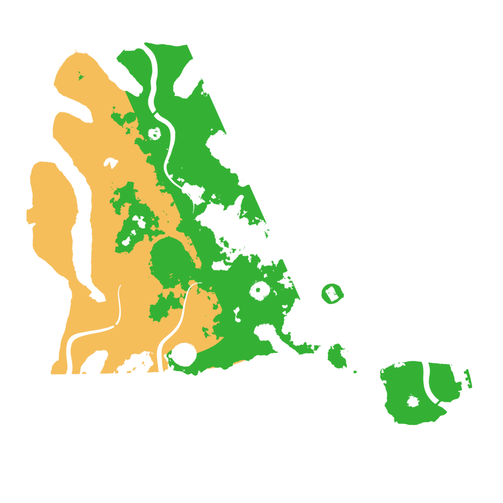 Biome Rust Map: Procedural Map, Size: 4000, Seed: 625027605