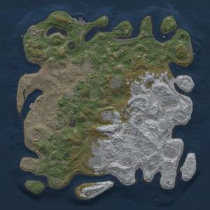 Thumbnail Rust Map: Procedural Map, Size: 4250, Seed: 2064930862, 19 Monuments