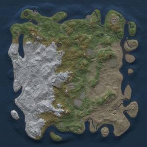 Thumbnail Rust Map: Procedural Map, Size: 4500, Seed: 22829905, 19 Monuments