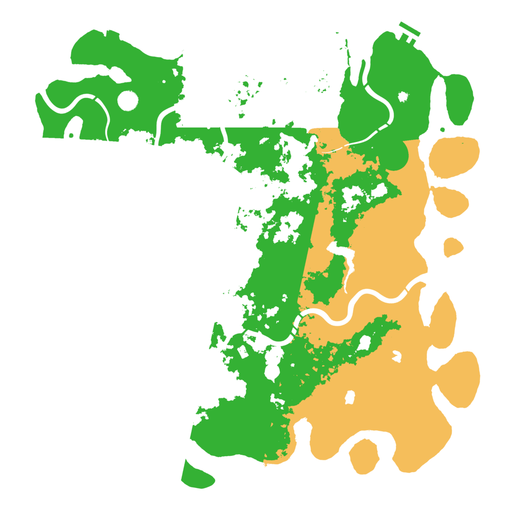 Biome Rust Map: Procedural Map, Size: 4500, Seed: 22829905