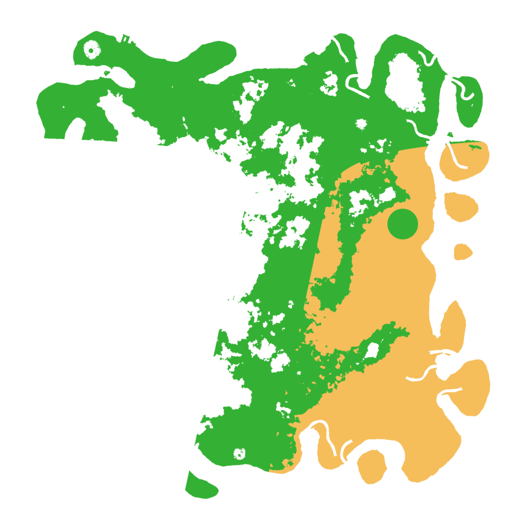 Biome Rust Map: Procedural Map, Size: 4500, Seed: 22829905