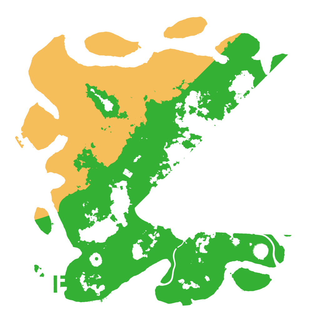 Biome Rust Map: Procedural Map, Size: 3750, Seed: 855262051