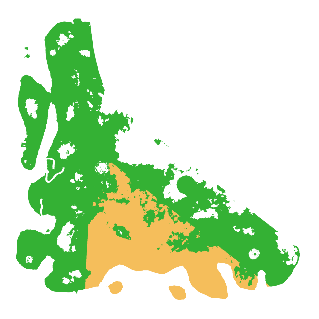 Biome Rust Map: Procedural Map, Size: 4500, Seed: 1292049284