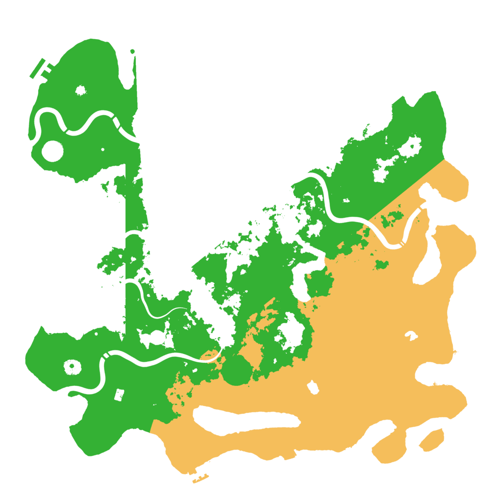 Biome Rust Map: Procedural Map, Size: 4500, Seed: 1172039082