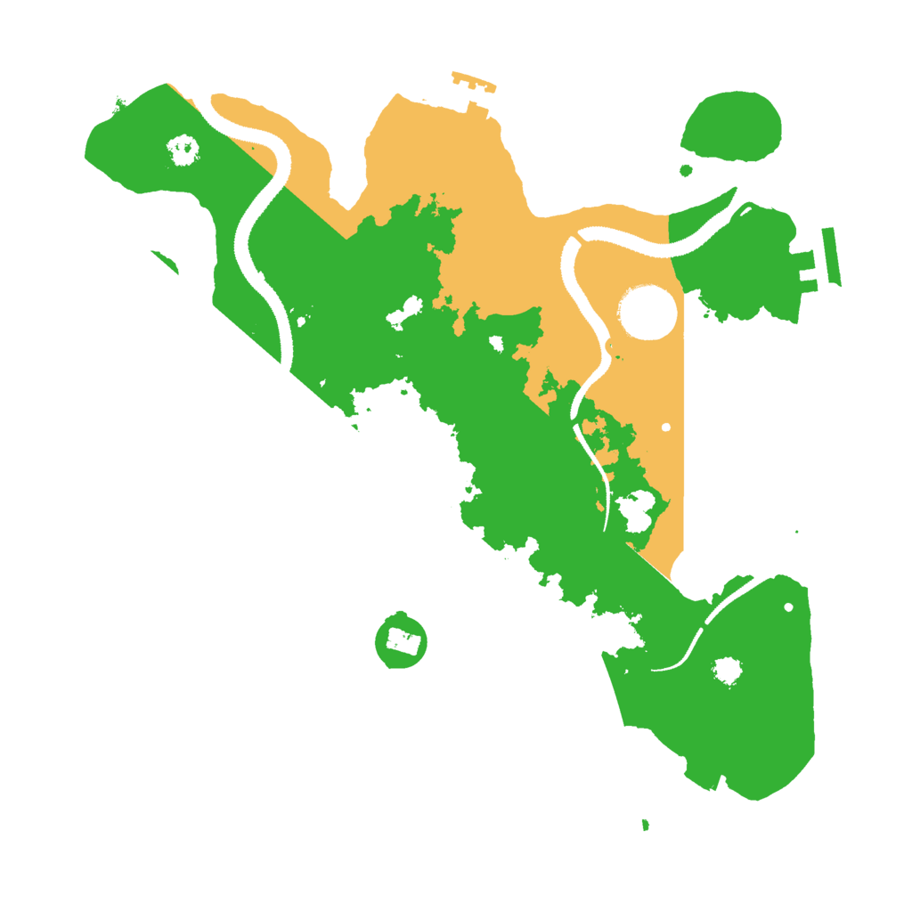 Biome Rust Map: Procedural Map, Size: 3000, Seed: 56527850