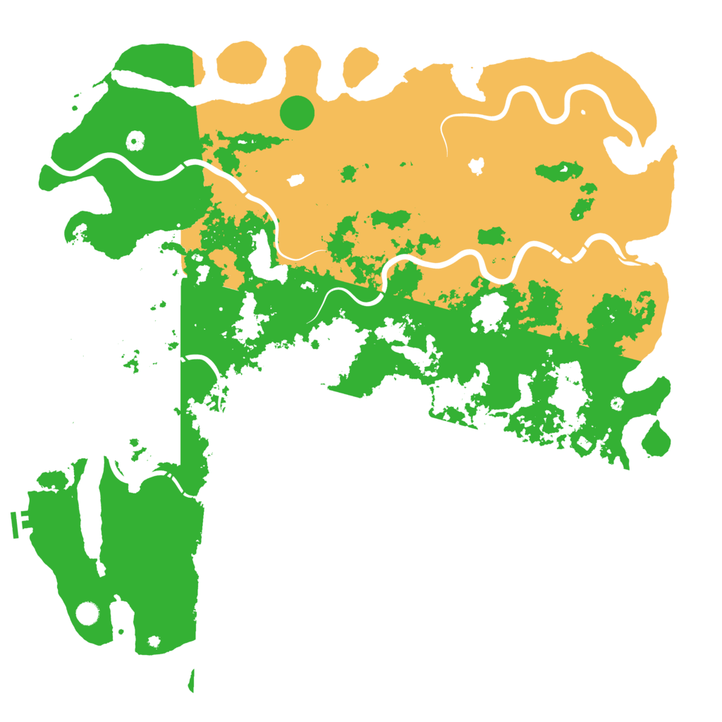 Biome Rust Map: Procedural Map, Size: 5500, Seed: 125072045