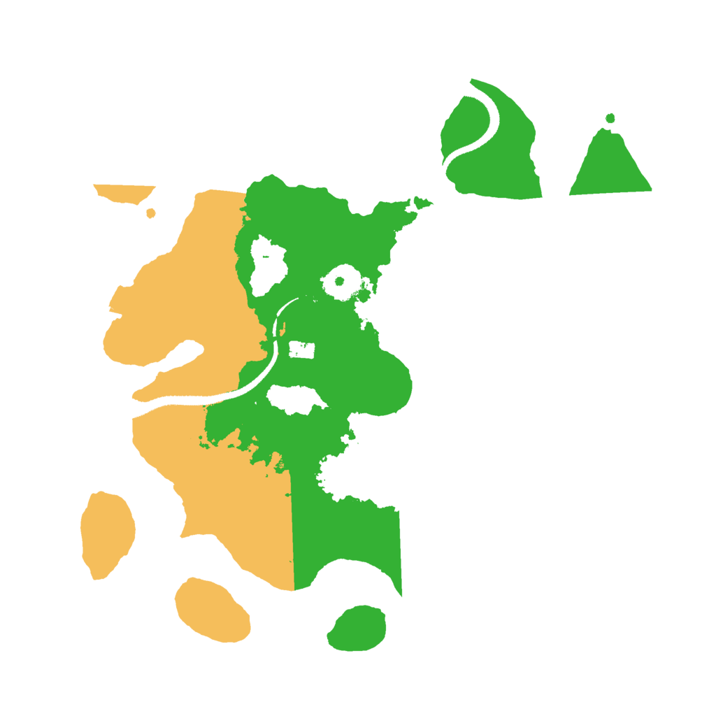 Biome Rust Map: Procedural Map, Size: 3000, Seed: 1451702364