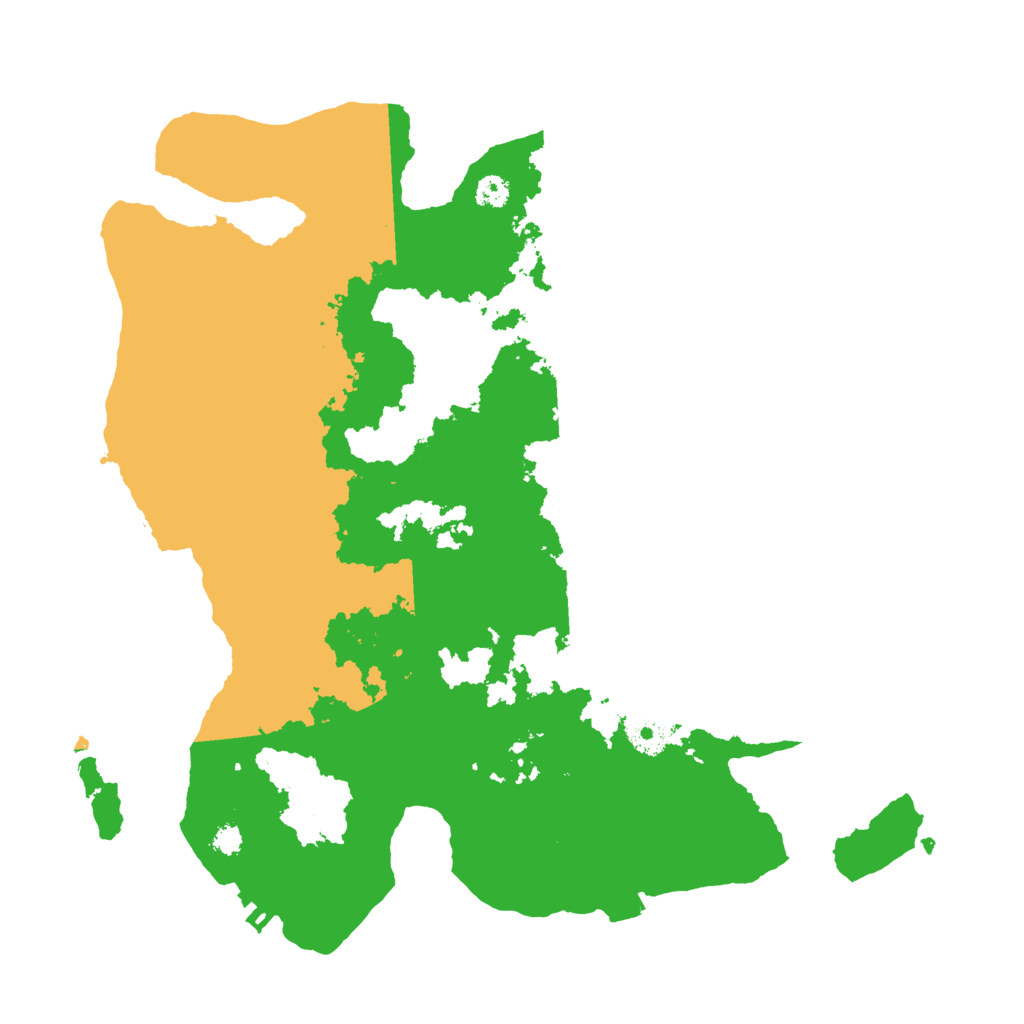 Biome Rust Map: Procedural Map, Size: 3200, Seed: 96288778