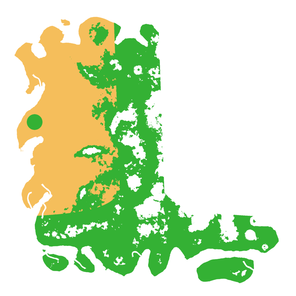 Biome Rust Map: Procedural Map, Size: 5000, Seed: 1231926376