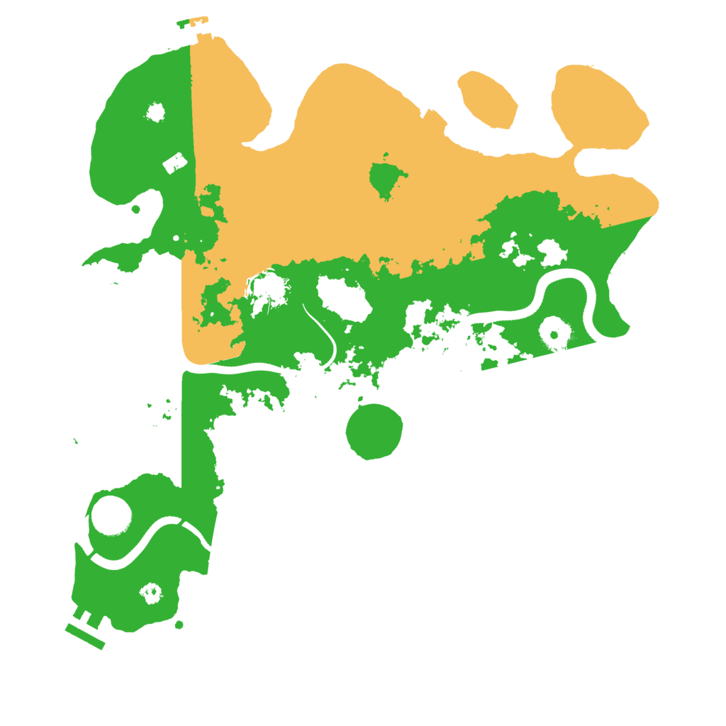 Biome Rust Map: Procedural Map, Size: 3500, Seed: 537814039