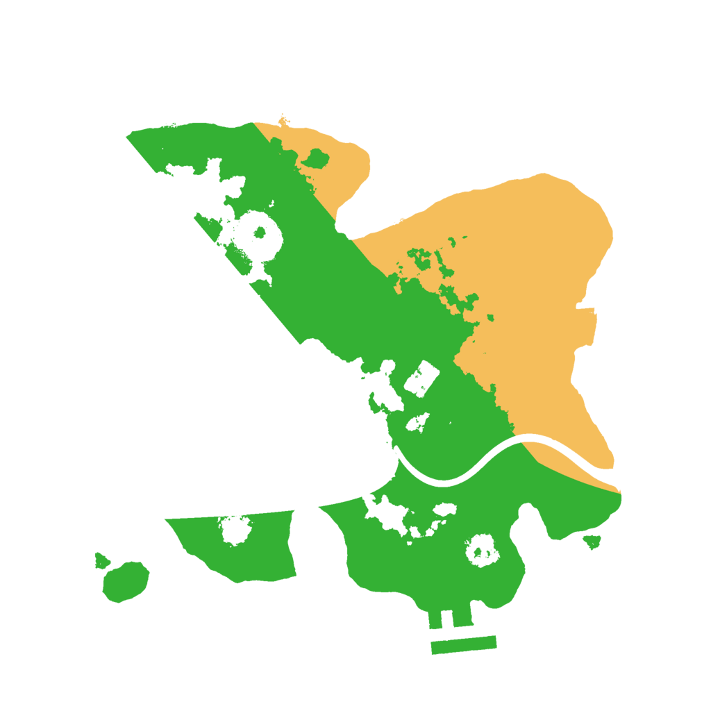 Biome Rust Map: Procedural Map, Size: 2200, Seed: 1159116088