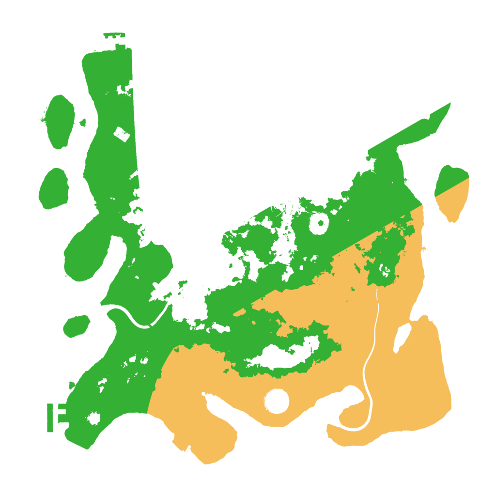 Biome Rust Map: Procedural Map, Size: 3500, Seed: 1389812247