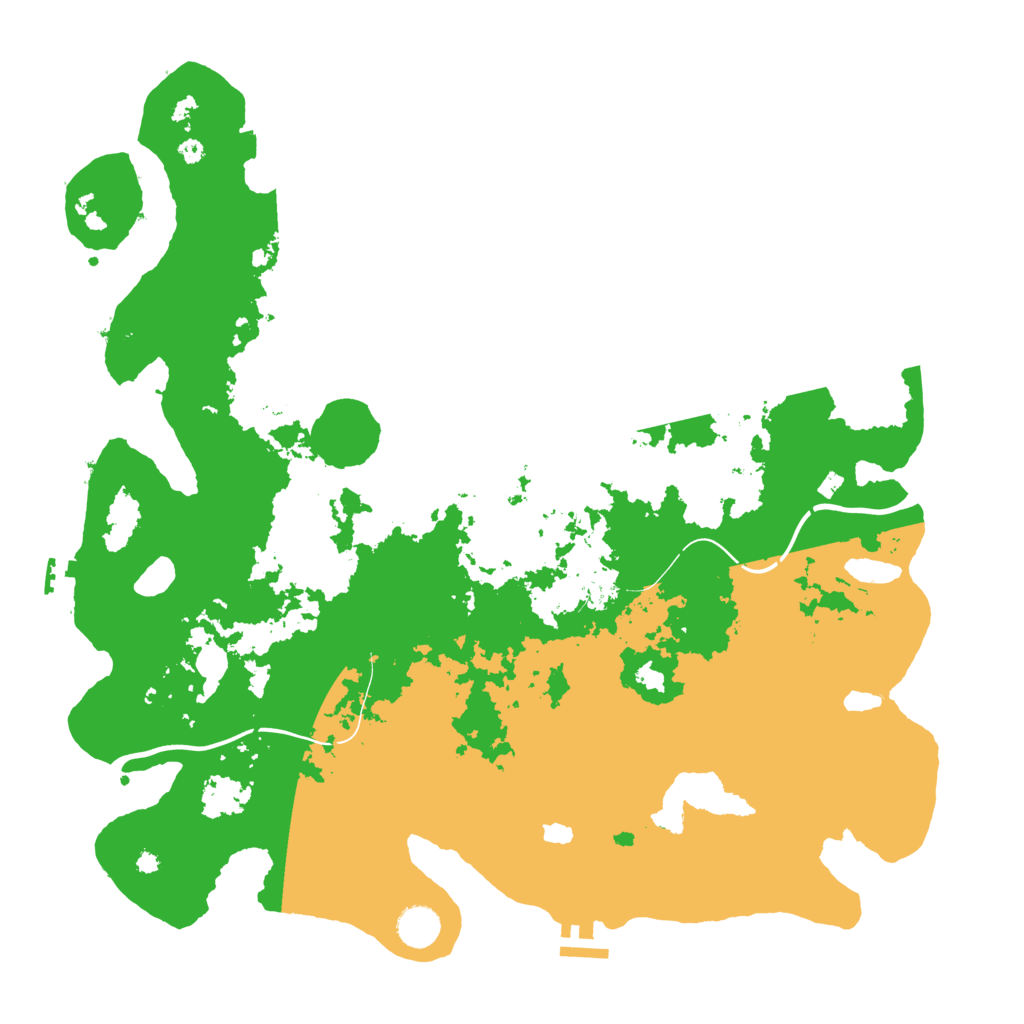 Biome Rust Map: Procedural Map, Size: 4250, Seed: 1538927616