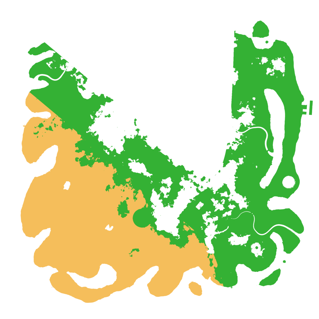 Biome Rust Map: Procedural Map, Size: 4500, Seed: 810647830