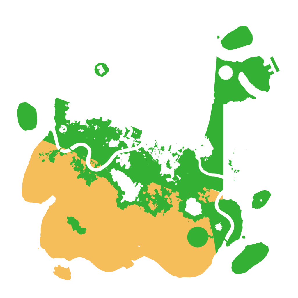 Biome Rust Map: Procedural Map, Size: 3800, Seed: 36937721