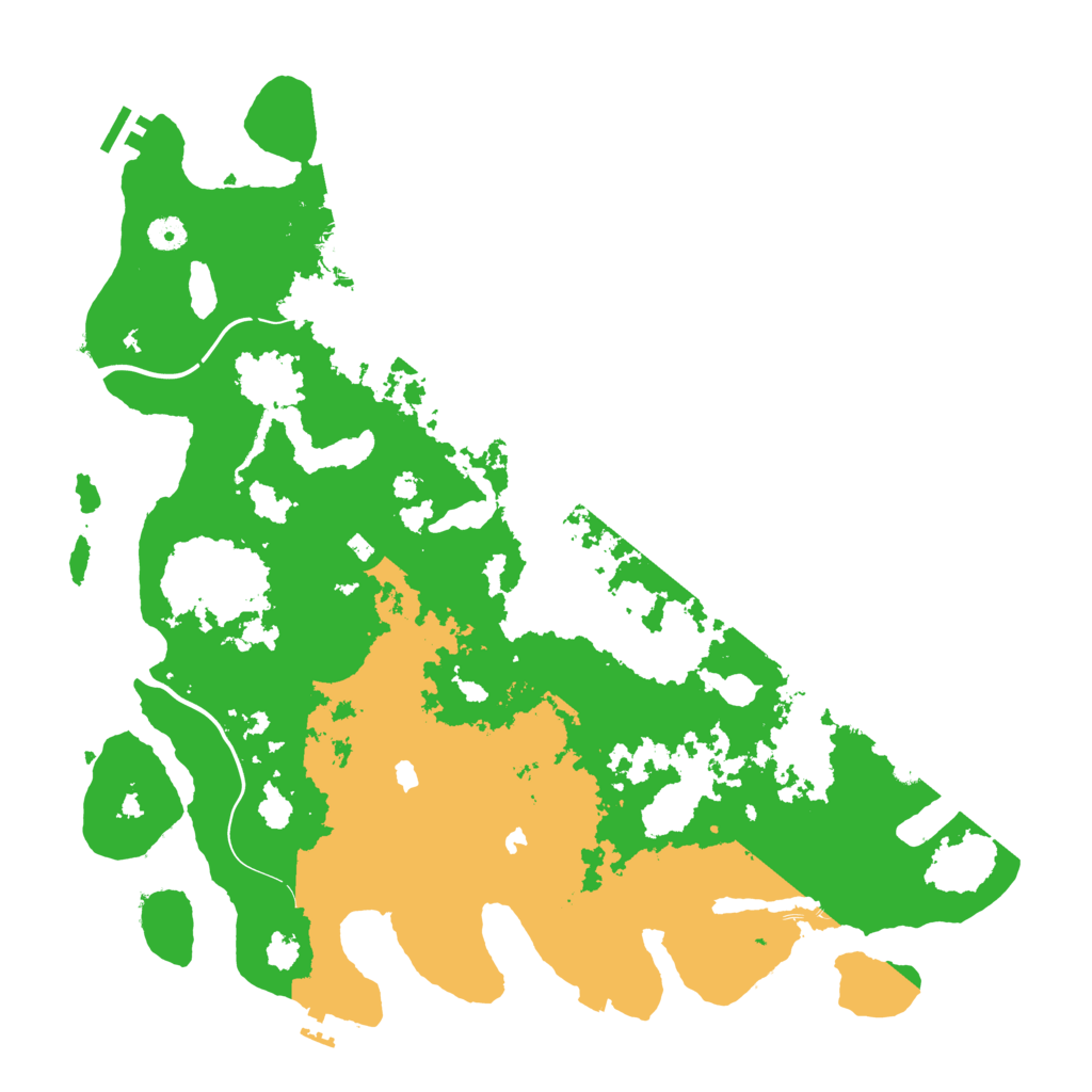 Biome Rust Map: Procedural Map, Size: 4500, Seed: 1140432581