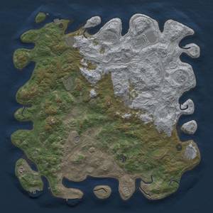 Thumbnail Rust Map: Procedural Map, Size: 4750, Seed: 536163806, 19 Monuments