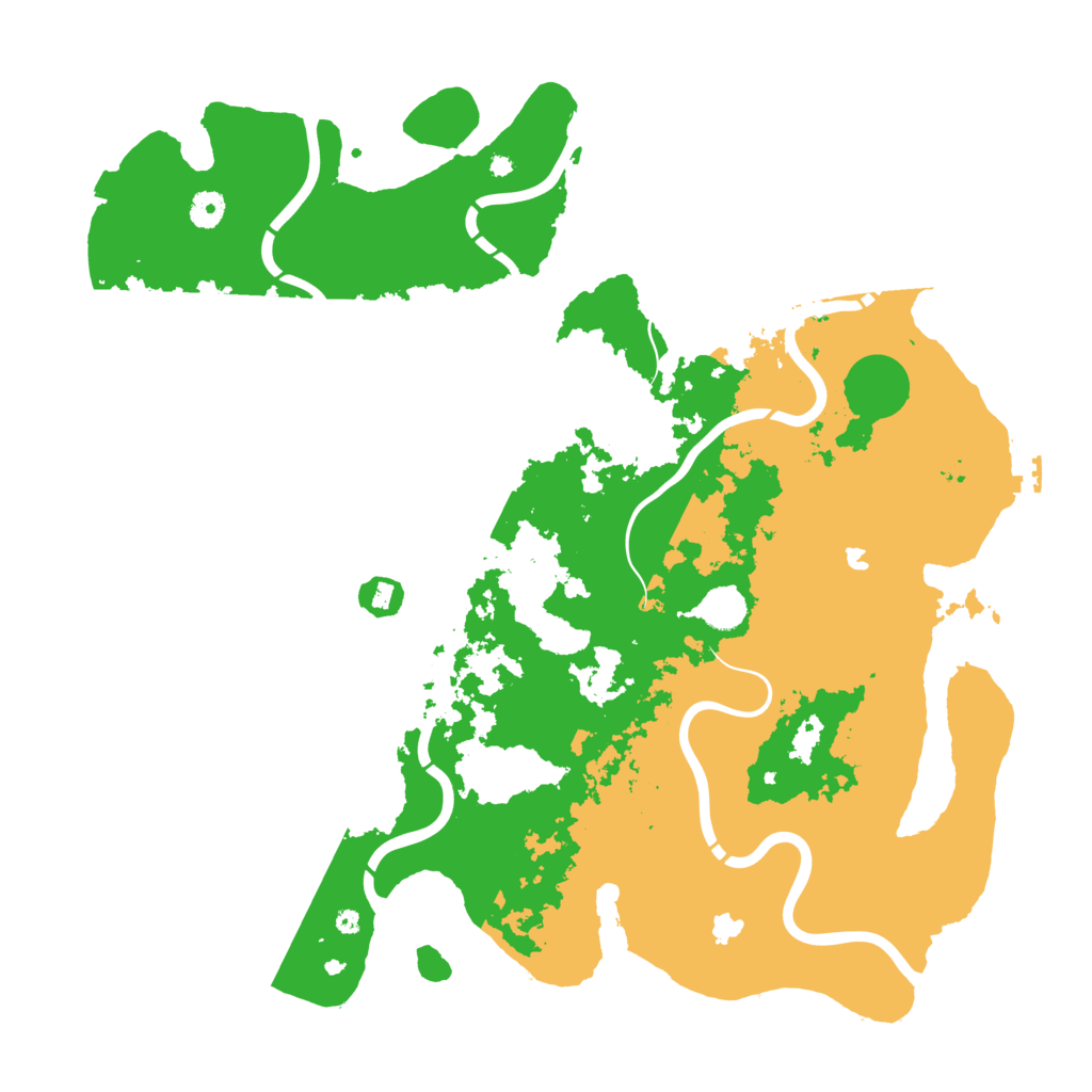 Biome Rust Map: Procedural Map, Size: 4500, Seed: 679799035