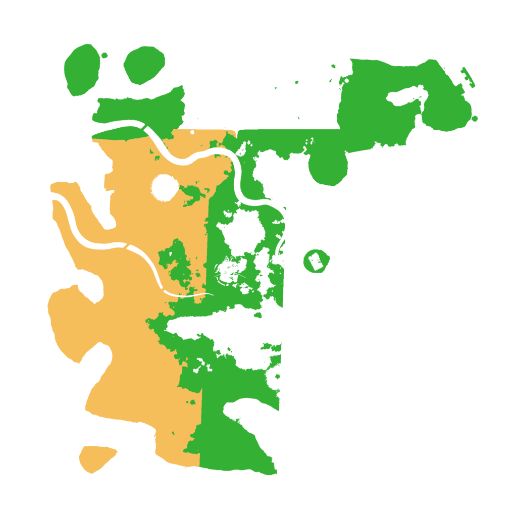 Biome Rust Map: Procedural Map, Size: 3500, Seed: 78504