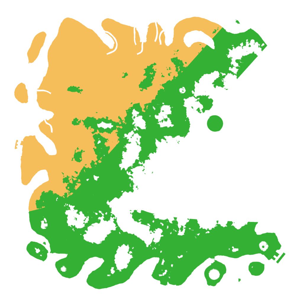 Biome Rust Map: Procedural Map, Size: 5000, Seed: 2134910651