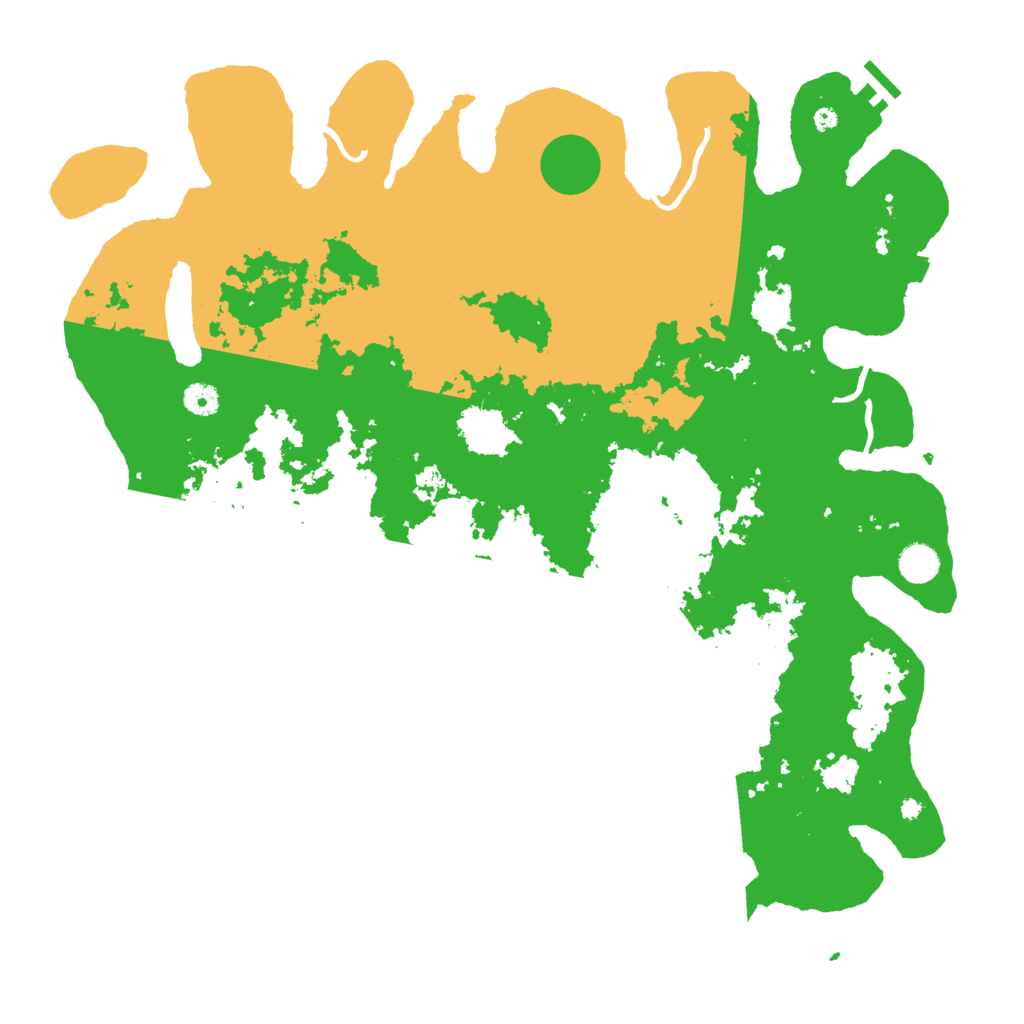 Biome Rust Map: Procedural Map, Size: 4500, Seed: 4040231