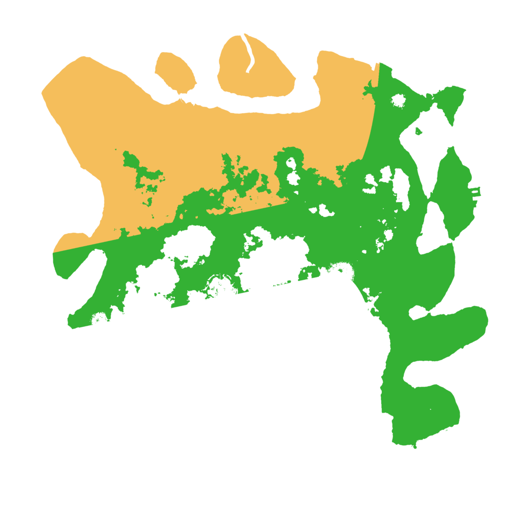 Biome Rust Map: Procedural Map, Size: 3500, Seed: 655665