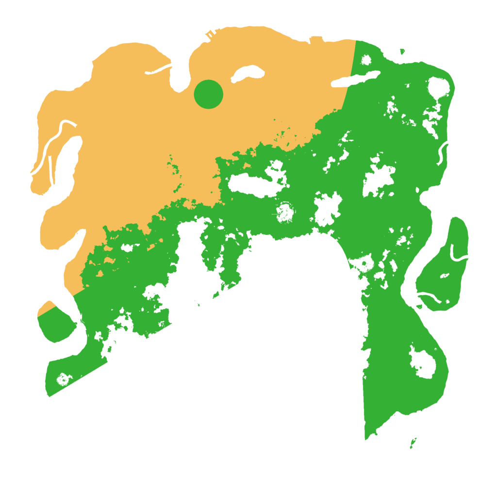 Biome Rust Map: Procedural Map, Size: 4500, Seed: 81058693