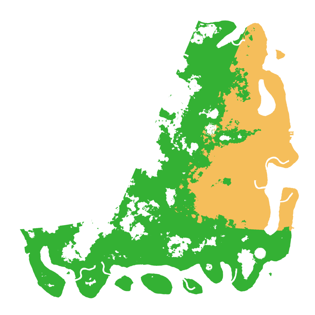 Biome Rust Map: Procedural Map, Size: 5000, Seed: 1756281336