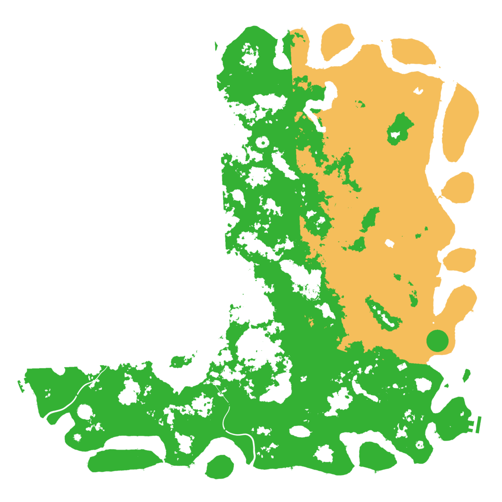 Biome Rust Map: Procedural Map, Size: 6000, Seed: 782033879